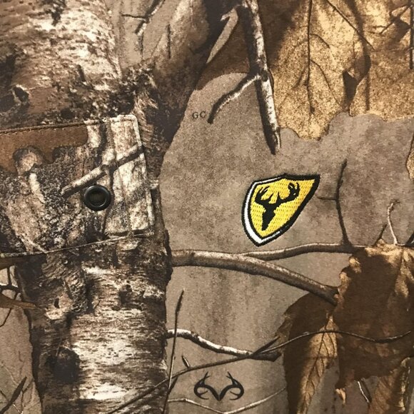 ScentBlocker Knockout Jacket Mens XLT Camo Full Zip Realtree Trinity Hunting - Picture 2 of 8